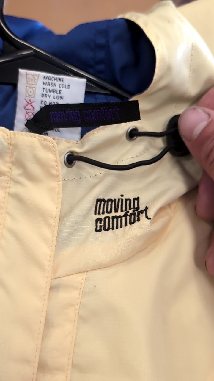 Moving Comfort Windbreaker XL Yellow