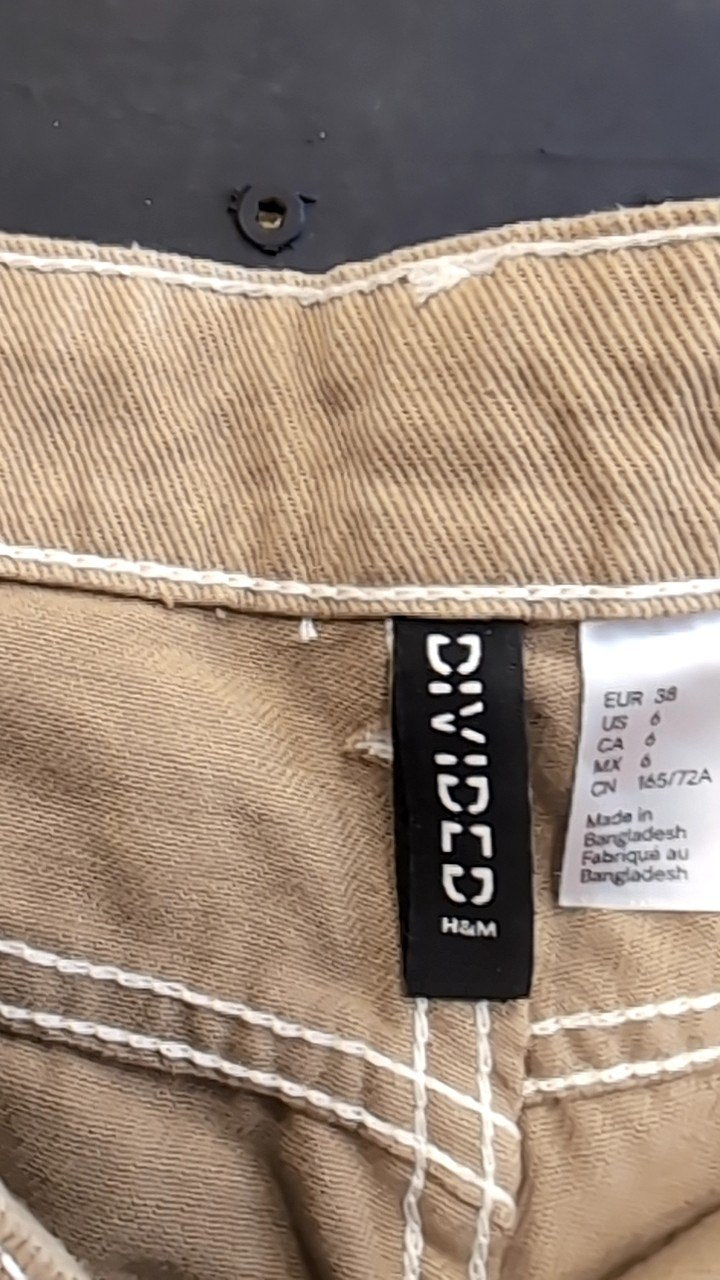 Divided HM Pants 6 Brown Cargo