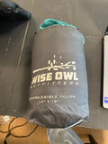 WISE OWL Outfitters Camping (Pillow) 12x16 Green