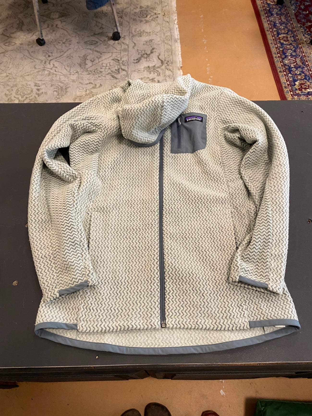 Patagonia R1 Air Fleece Full-Zip Hoody M Grey