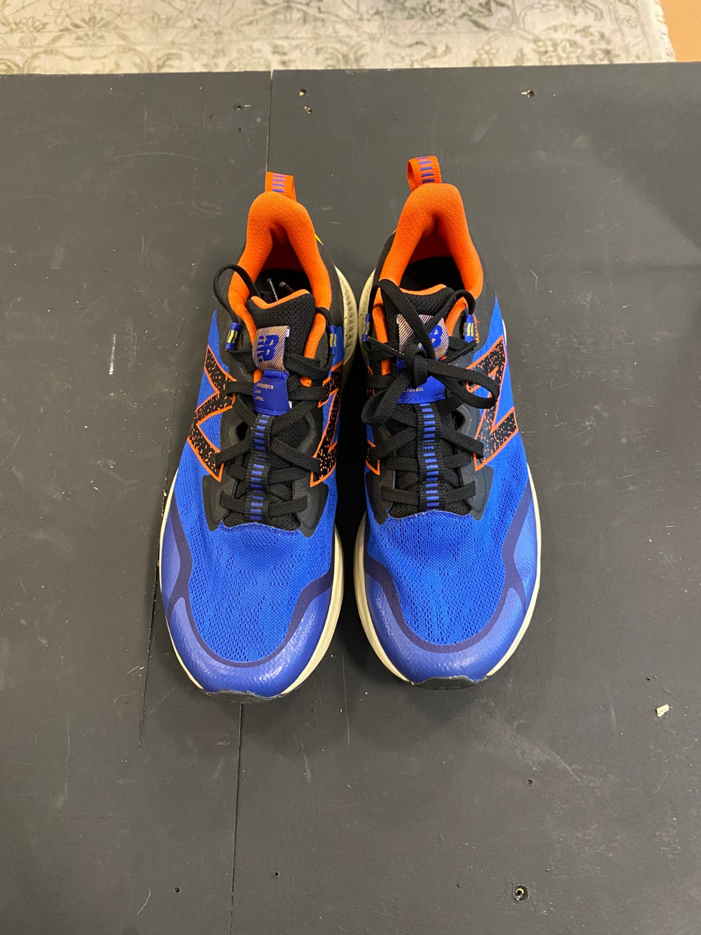 New Balance DynaSoft Nitrel v4 Trail Running Shoes 10 Blue/Orange
