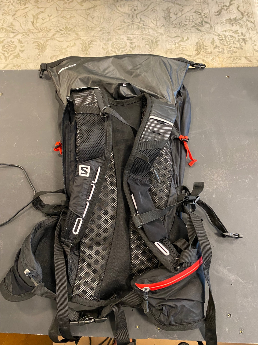 Salomon Agile 20L AW Daypack (Waterproof) Black/Red