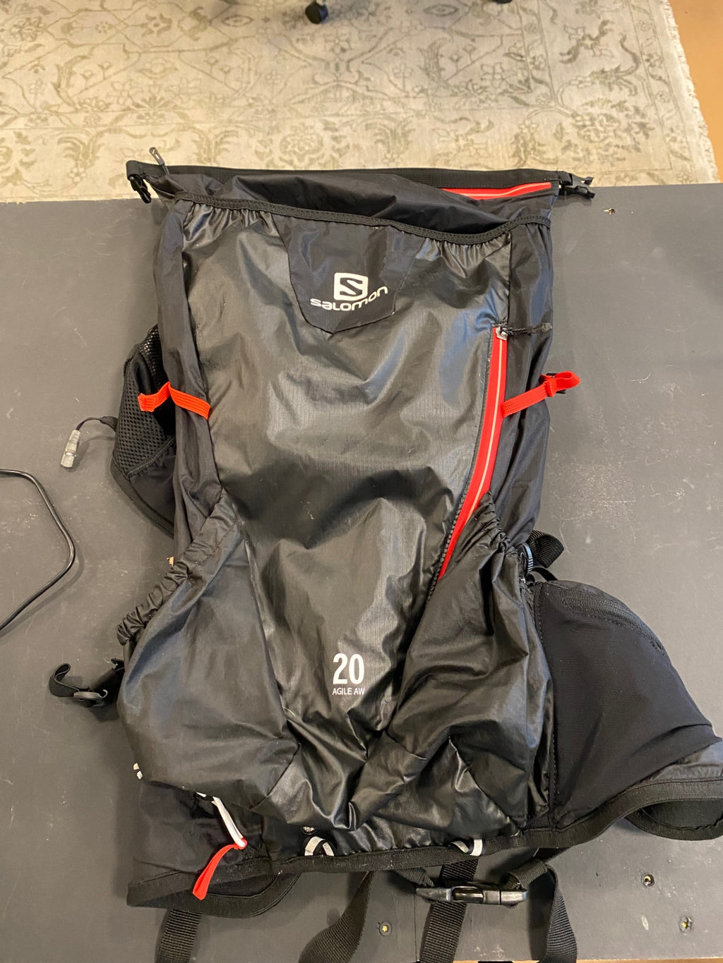 Salomon Agile 20L AW Daypack (Waterproof) Black/Red