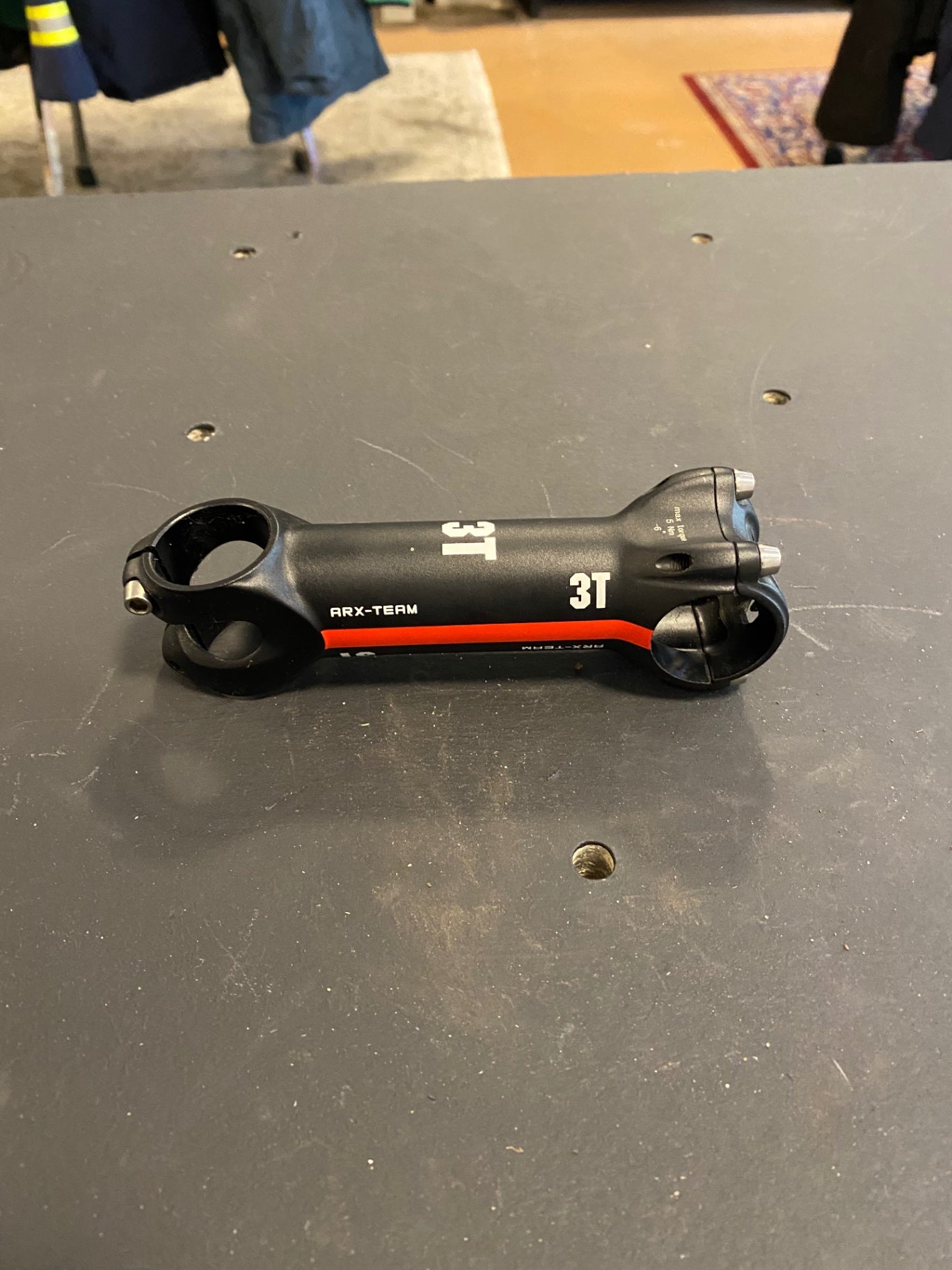 3T ARX Team Handlebar Stem 130mm Black/Red