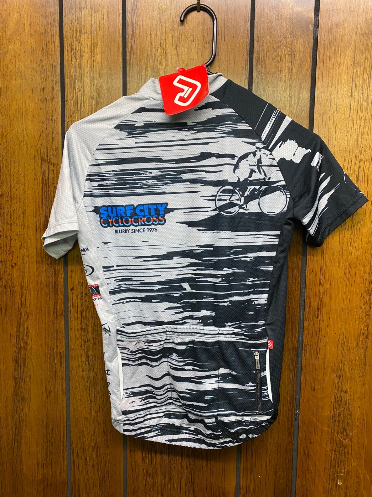 Jakroo Bike Jersey Y12 Black/Gray Surf City Cyclocross