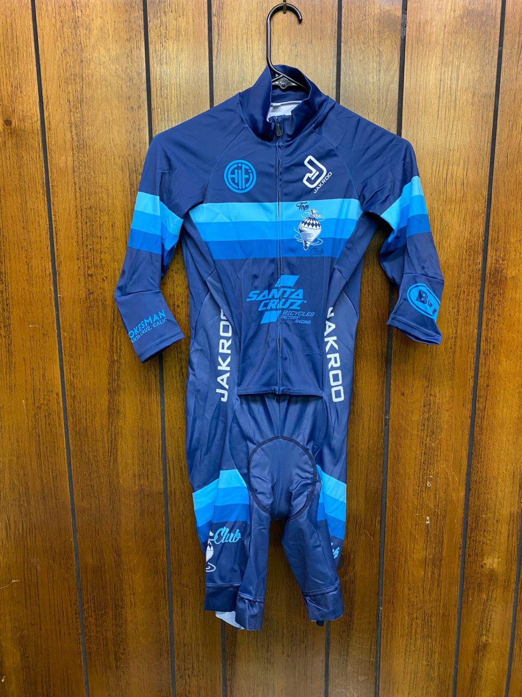Jakroo Skinsuit (Biking) M Blue Santa Cruz Top Club