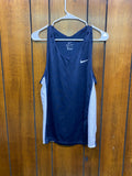 Nike Athletic Tank Top M Blue/White Dry-Fit