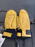 Saga Outerwear Leather Gloves (Snow) L Yellow