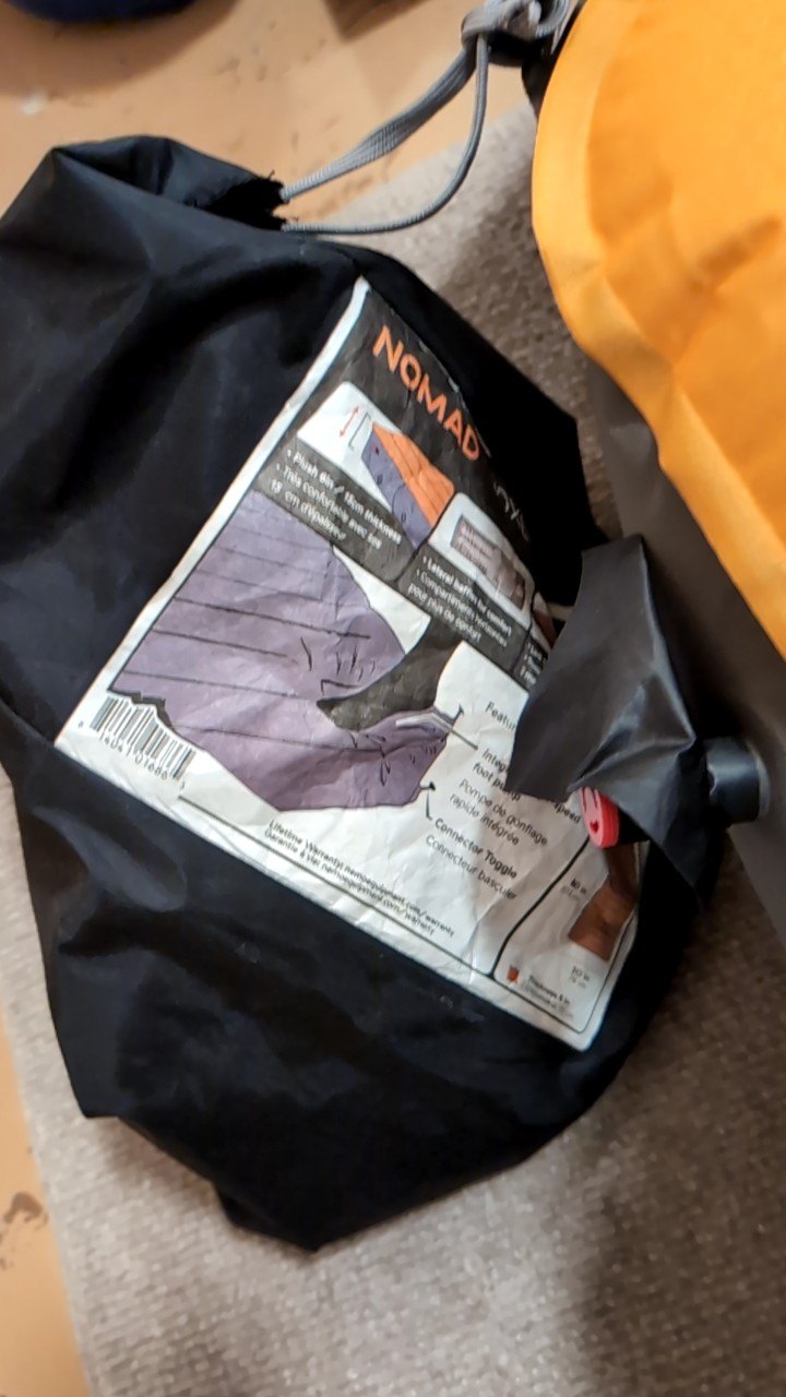 Nemo Sleeping Pad 30xl Nomad Integrated Foot Pump