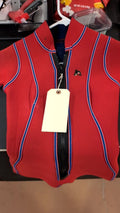 Orca? Wetsuit Small Red Front Zip Shortsleeve