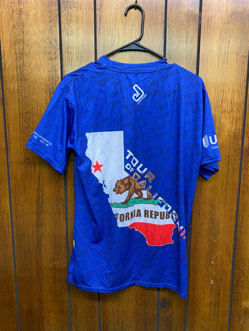 Jakroo Athletic T-Shirt M Tour of California