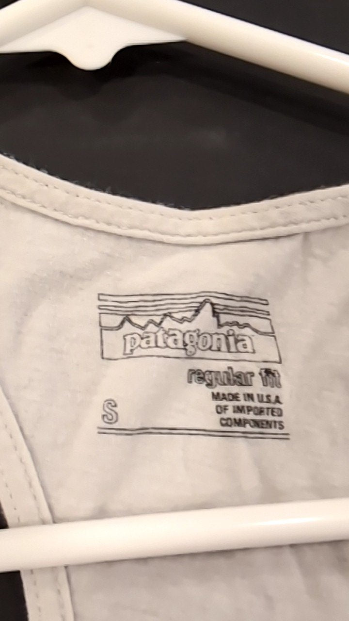 Patagonia Tank Top S White Climbing Clothing