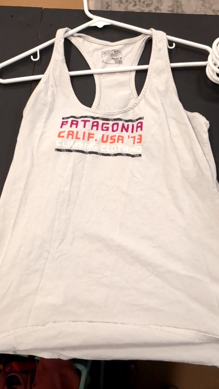 Patagonia Tank Top S White Climbing Clothing