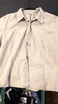 Stretch Crossroads Short Sleeve (Button Up) 14 Brown