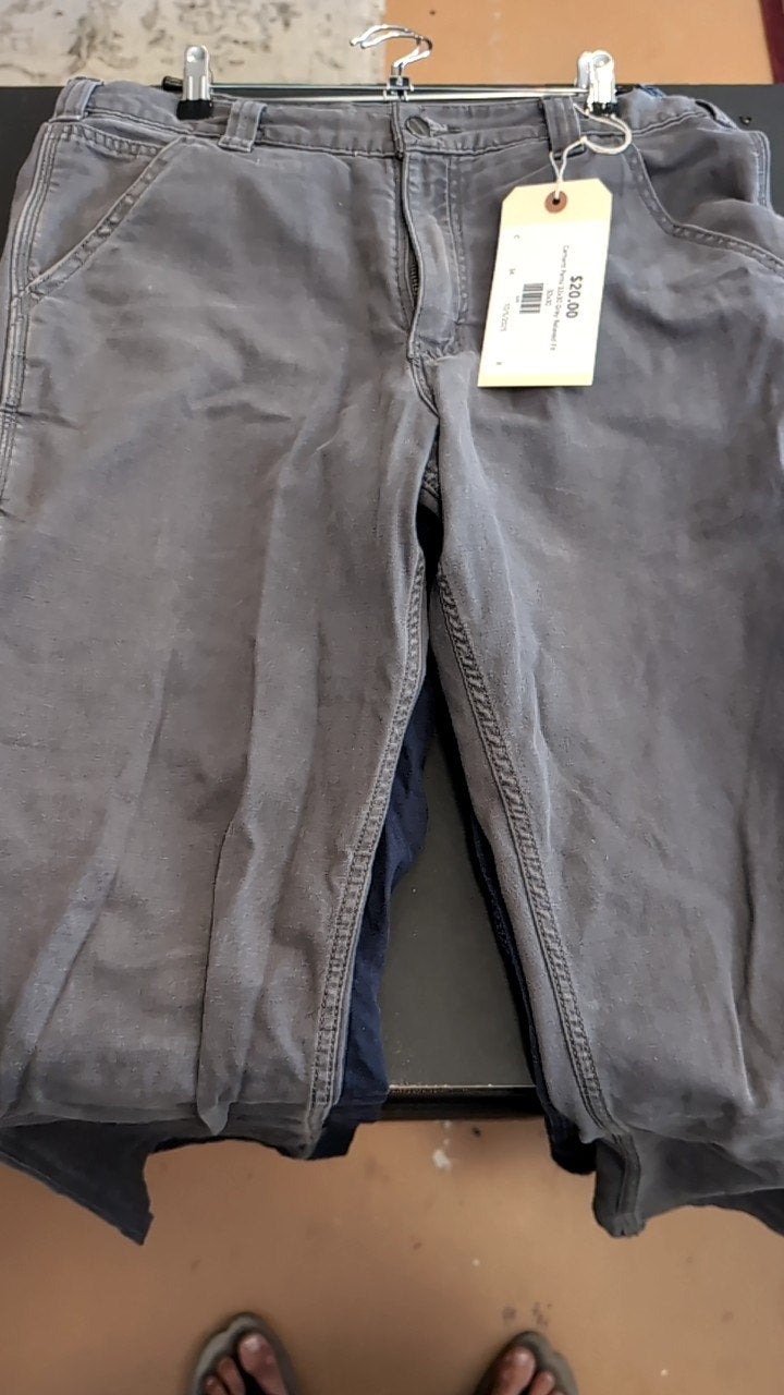 Carhartt Pants 32x30 Grey Relaxed Fit