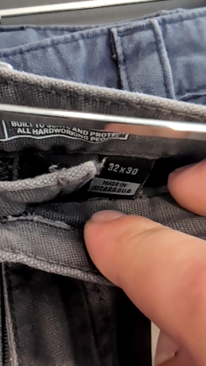 Carhartt Pants 32x30 Grey Relaxed Fit