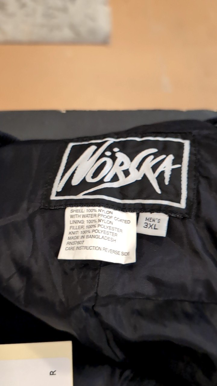 Norska Overalls (Snow) 3XL Black