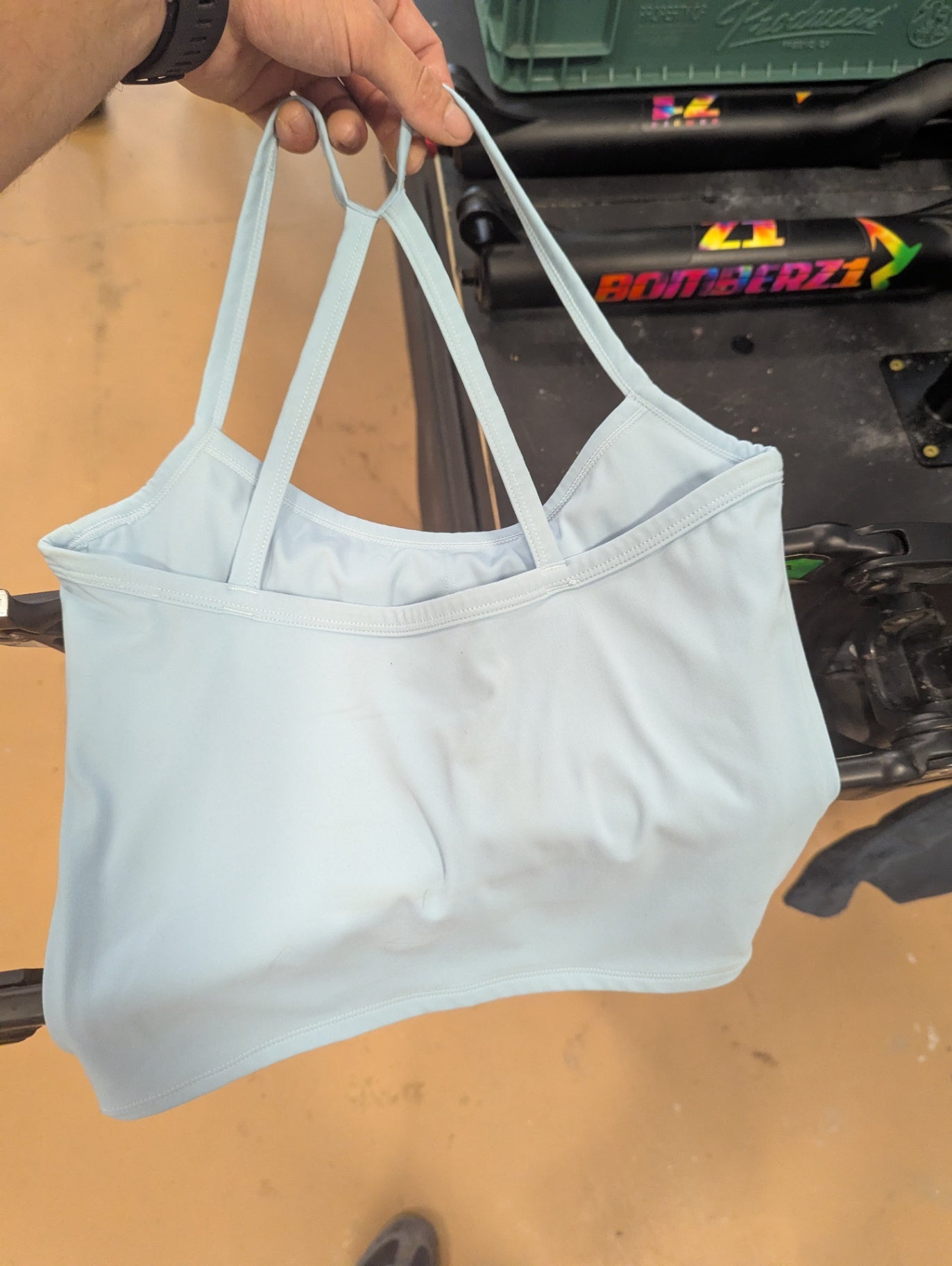 Unknown Sports Bra Small Baby Blue