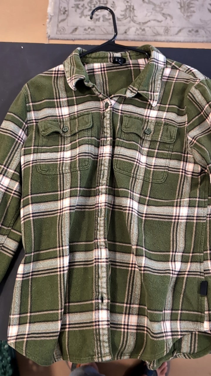 Patagonia Flannel S Green/Orange