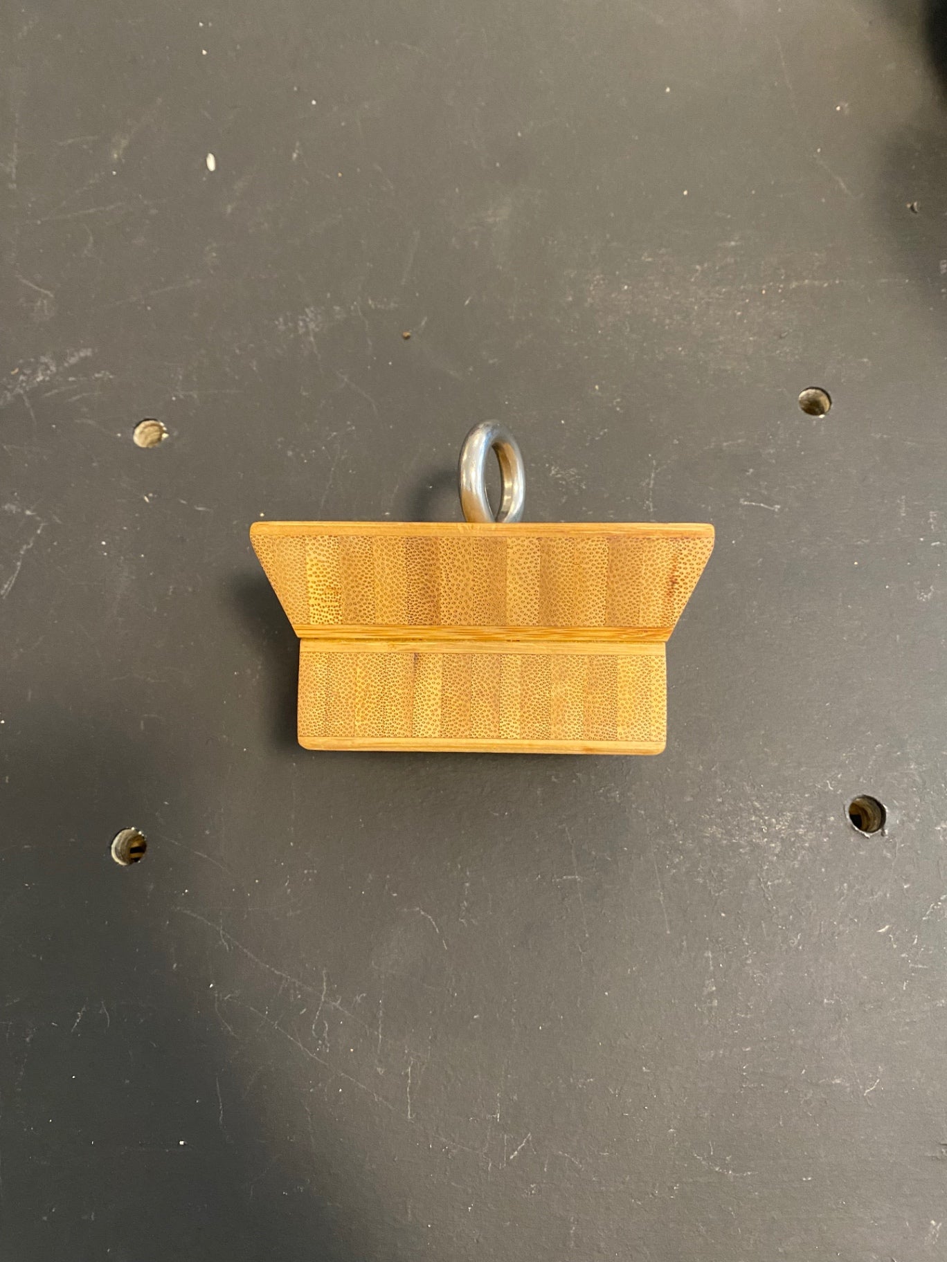 Custom Climbing Gear Wood Pinch Weight Trainer