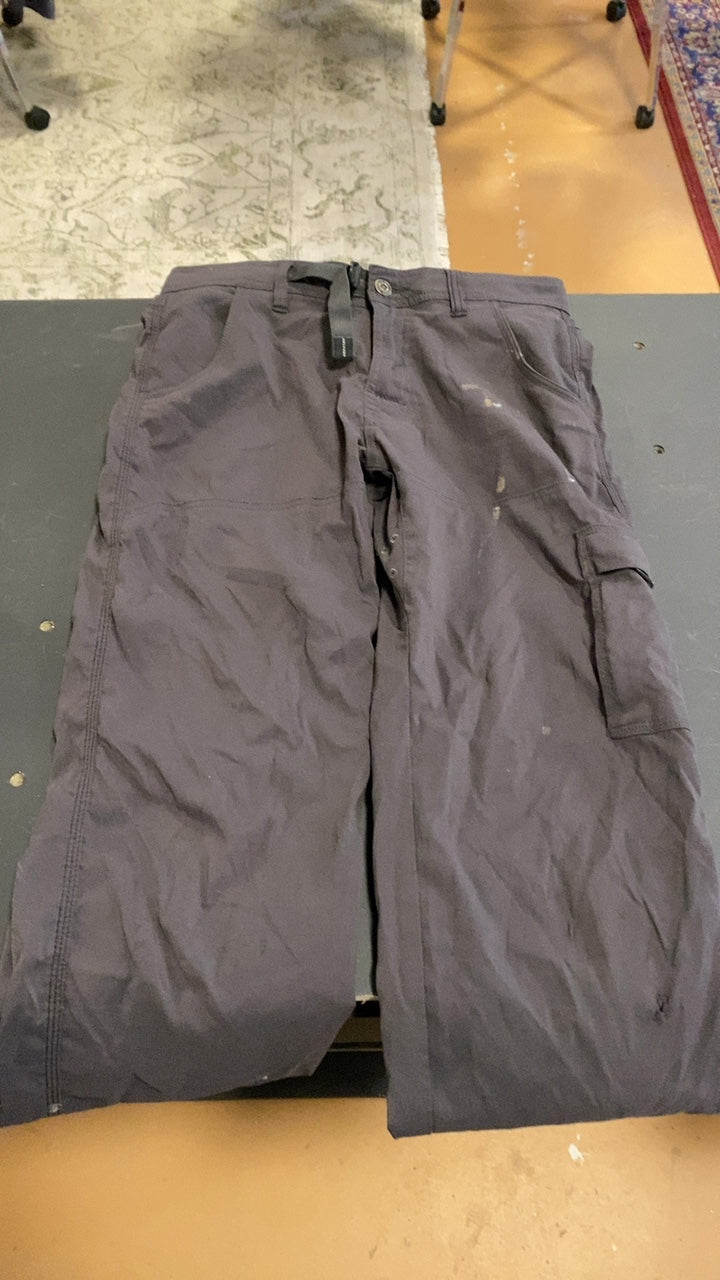 Prana Stretch Zion Pants 30x32 Grey