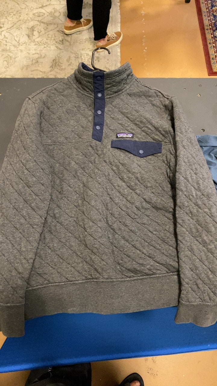 Patagonia Longsleeve S Grey Snap-T Quilt