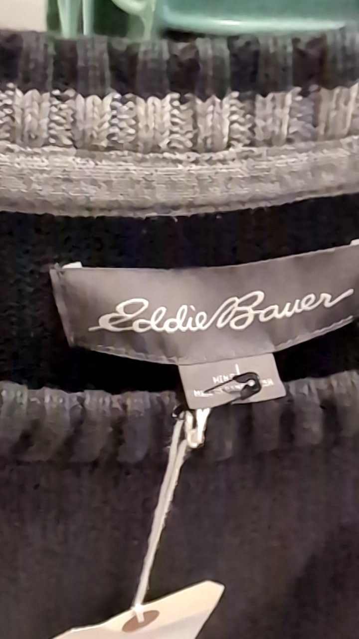 Eddie Bauer Knit Sweater L Black