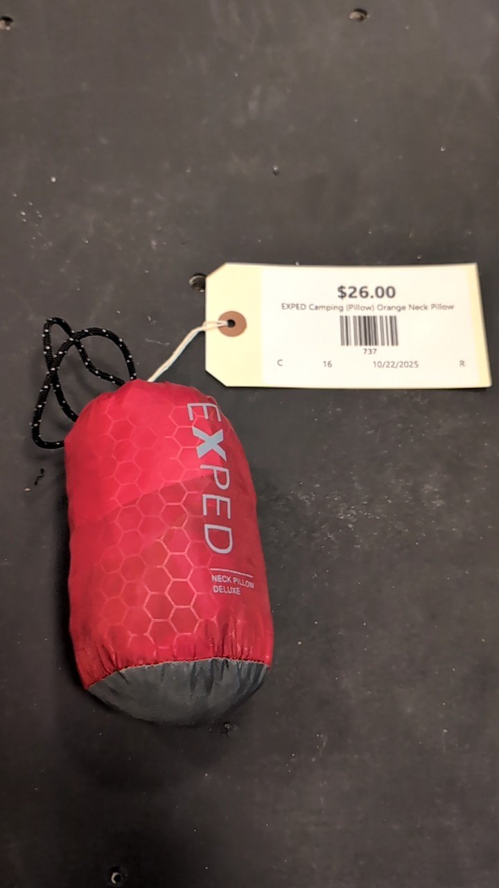 EXPED Camping (Pillow) Orange Neck Pillow