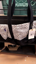 Blue Heron Bags Totebag White Grey Geo
