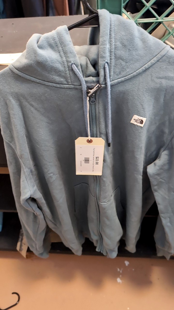 The North Face Jacket (Full-Zip) (Hood) L Blue