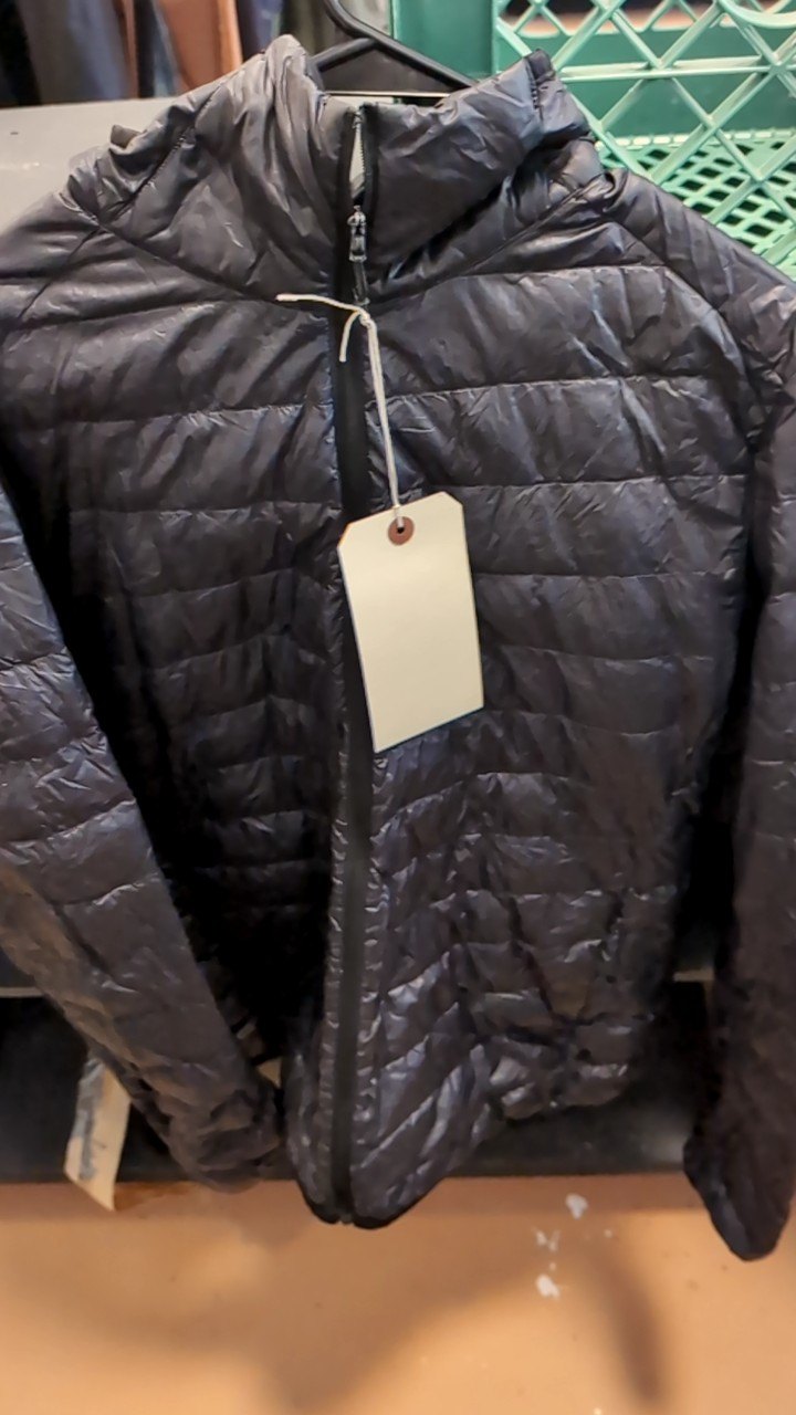 Uniqulo Down Jacket (Full Zip/Hood) M Black