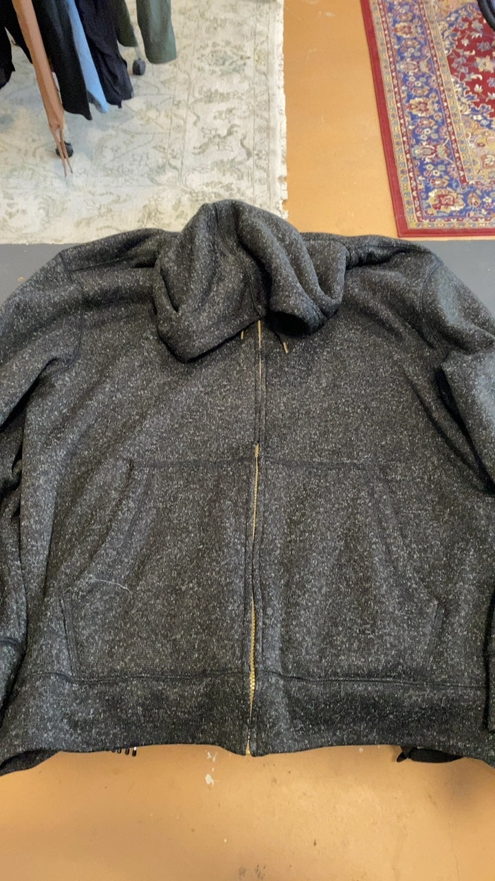 WeatherProof Jacket (Fleece Linked) (Full Zip) (Hooded) XXL Black