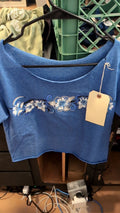 T-Shirt S Blue Hawaii