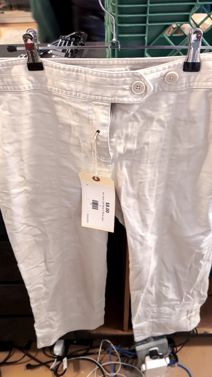 Ann Taylor Loft Pants S White Capri