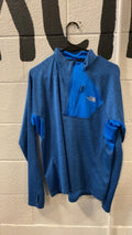 The North Face Jacket (Quarter-Zip) (No Hood) L Blue
