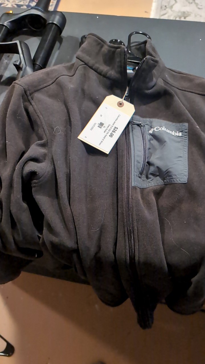 Columbia Jacket (Full-Zip) (No Hood) XL Brown Chest Pocket