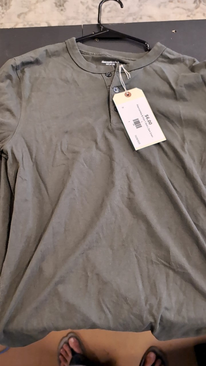 Abercrombie & Fitch T-Shirt L Dark Green
