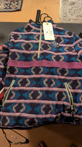 Dark Seas Division Fleece Jacket (Full-Zip) (No Hood) M Purple/ Blue