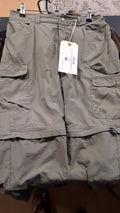 Mountain Hardwear Pants (Hiking)(Zip-Off) Youth L Green