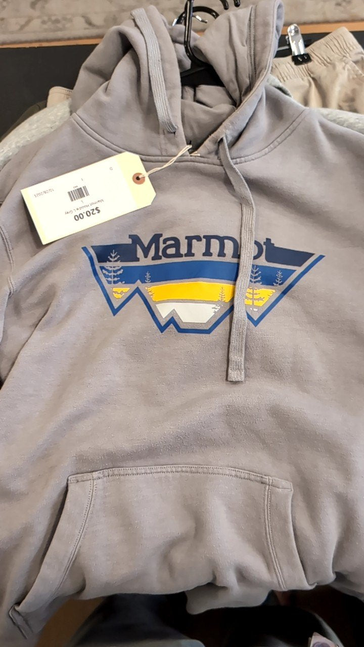 Marmot Hoodie L Grey