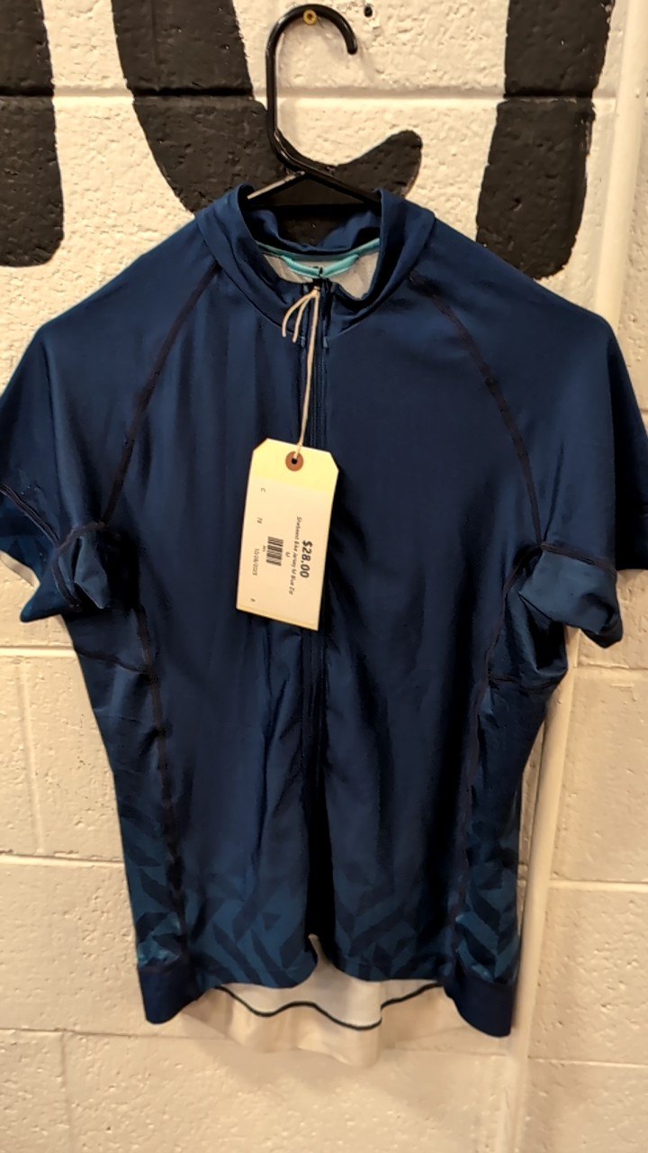 Shebeest Bike Jersey M Blue Zip
