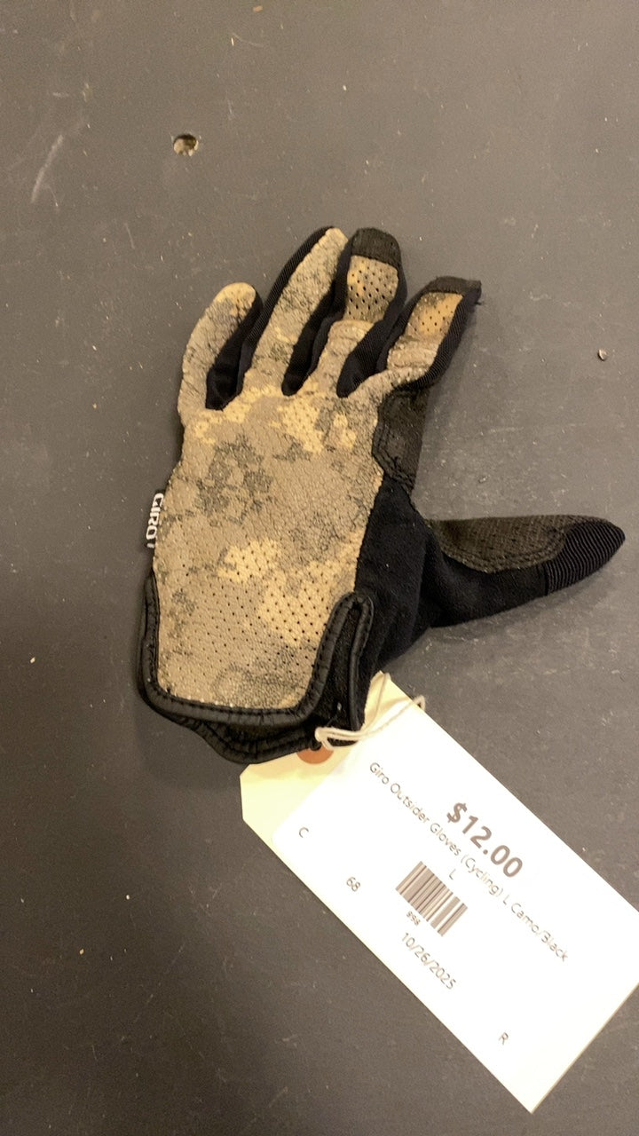 Giro Outsider Gloves (Cycling) L Camo/Black