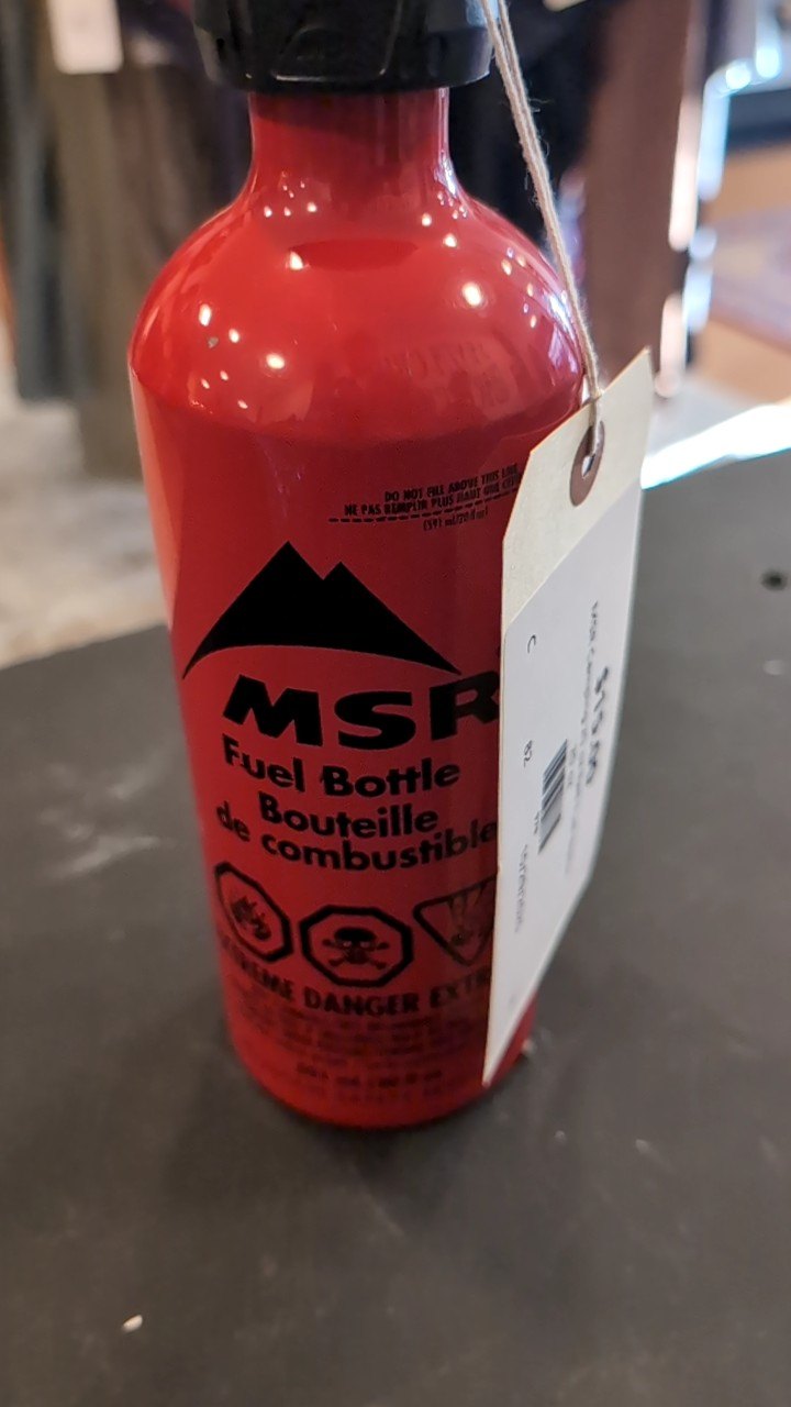 MSR Camping 20 oz Red Fuel Bottle