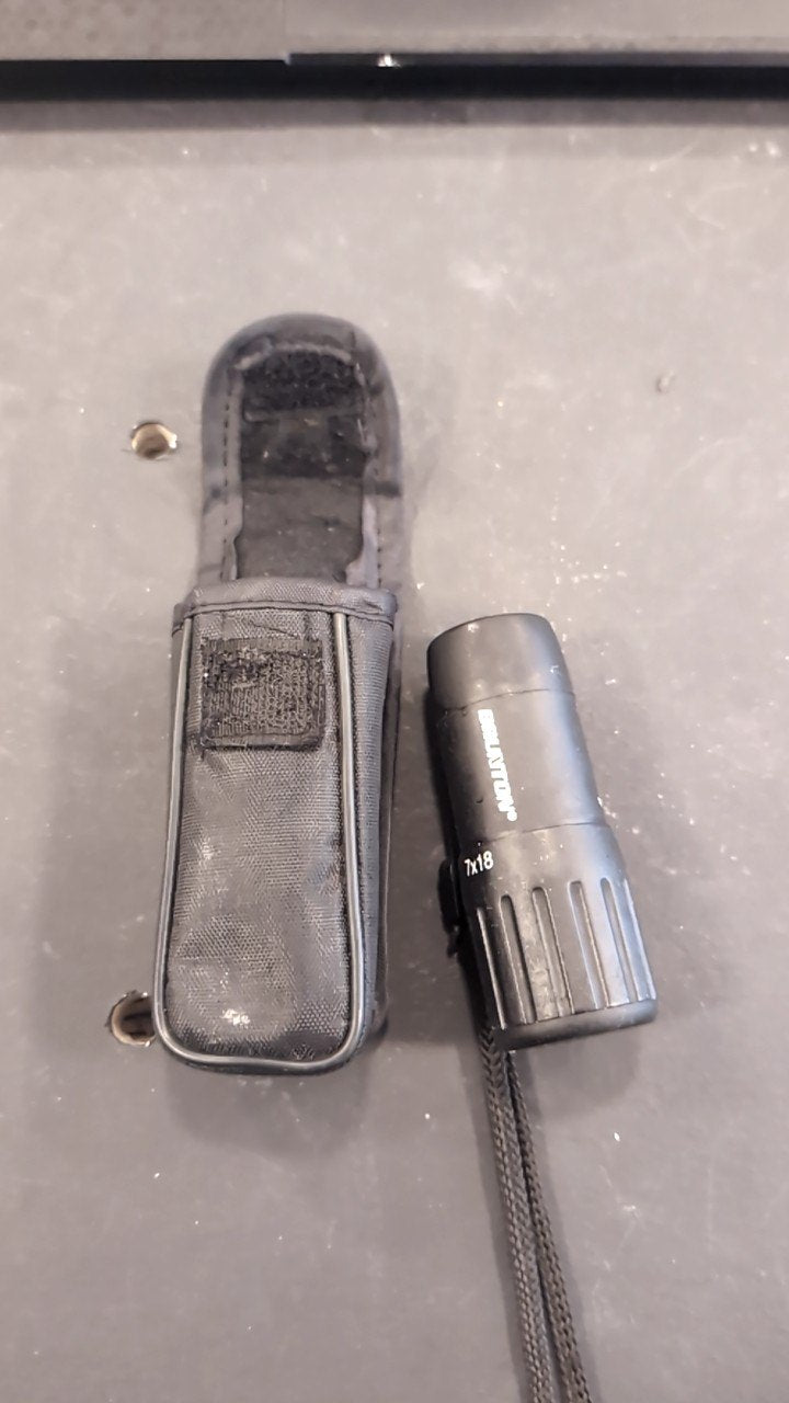 Brunton Scope 7x18 Black Pocket Scope