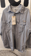 Columbia Fishing Shirt XL Blue