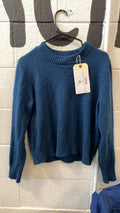 Patagonia Recycled Wool Crewneck Knit Sweater M Blue