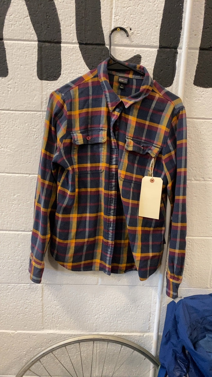 Patagonia Long-Sleeved Fjord Flannel S Multi-color