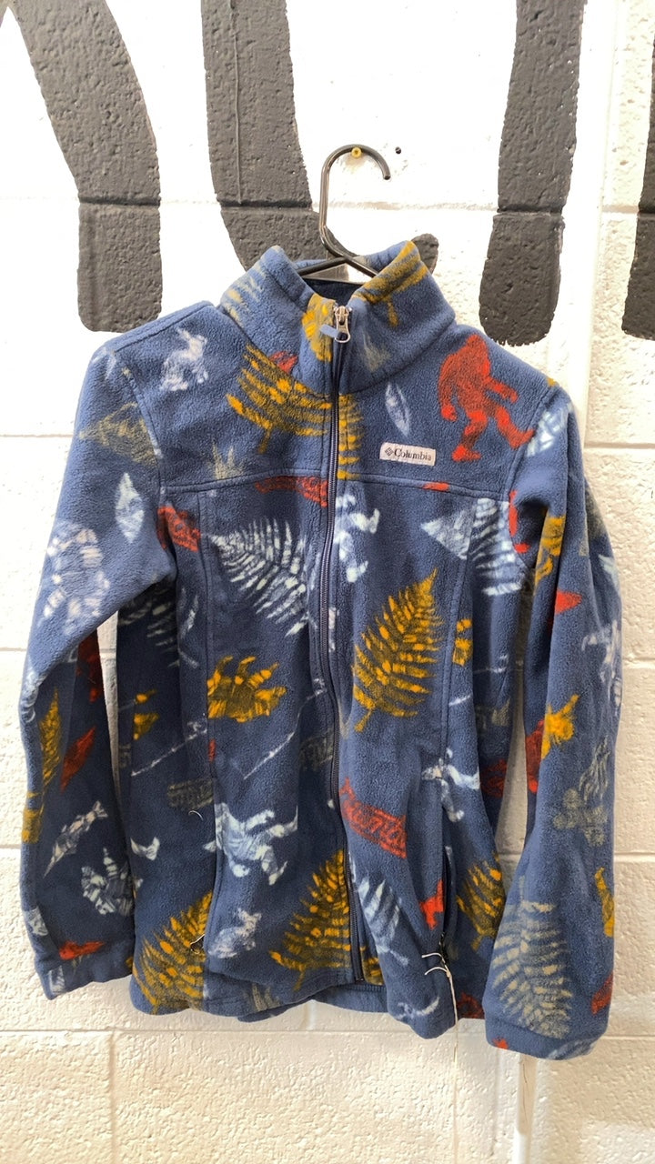 Columbia Steens Mountain 2.0 Fleece Jacket (Full-Zip) (No Hood) XL Blue/Multi-Color