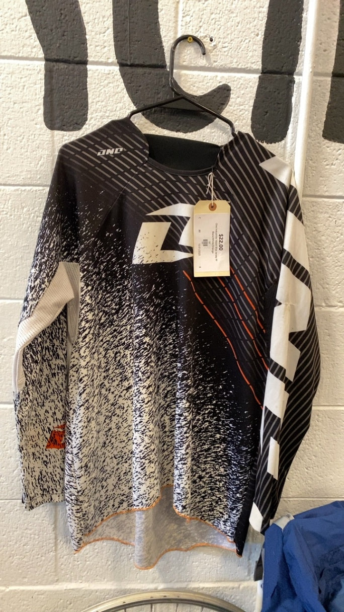 One Industries Vapor Bike Jersey M Black/White/Orange