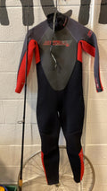 O'Neill Wetsuit Youth 12 Black/Red/Grey 3/2mm